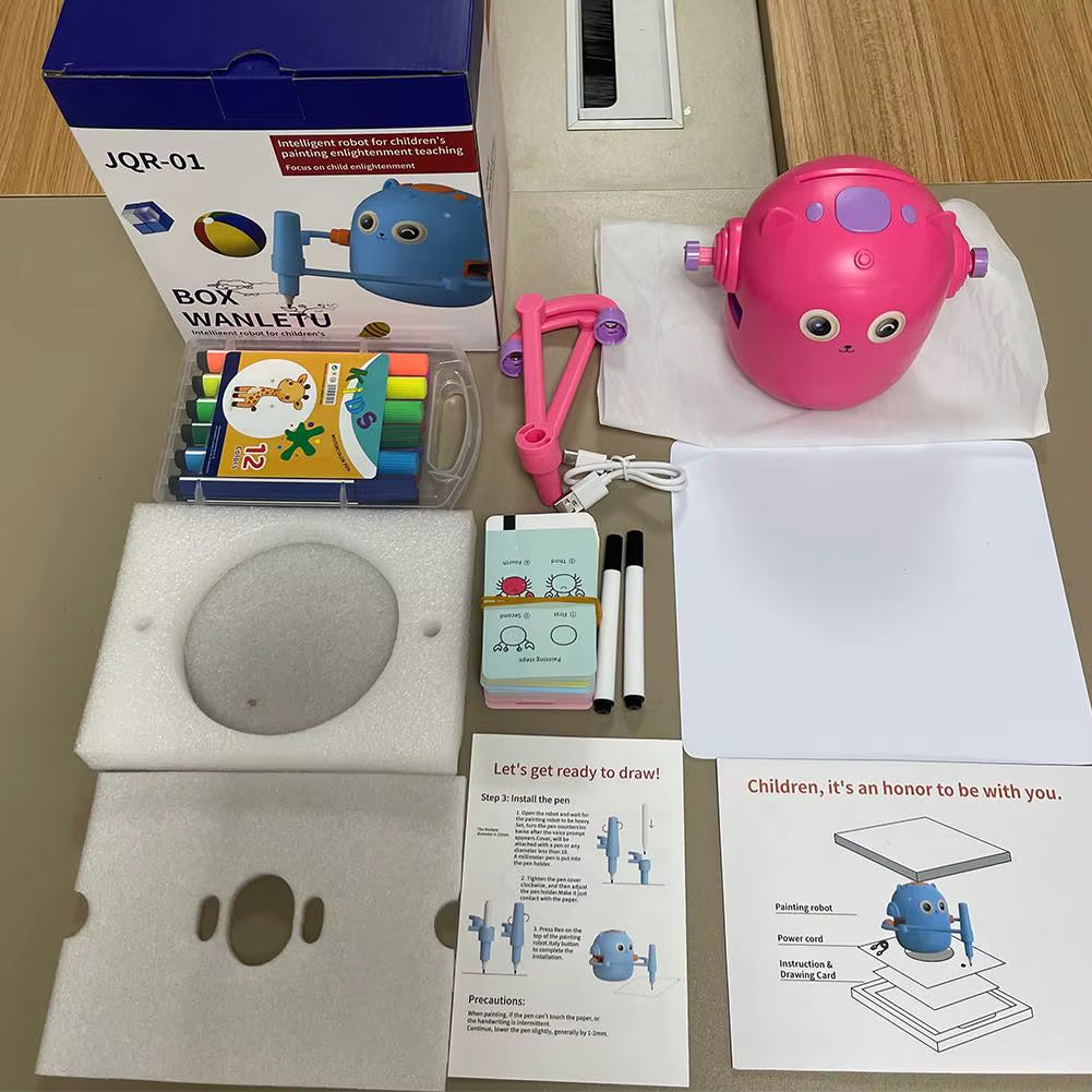 DoodleBot™ – Smart Early Learning Drawing Robot for Kids (Ages 3-8)