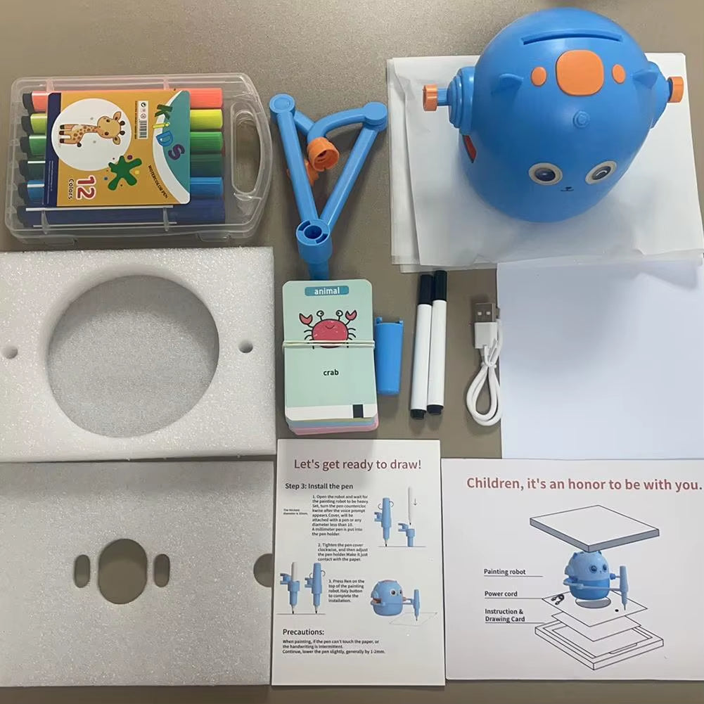 DoodleBot™ – Smart Early Learning Drawing Robot for Kids (Ages 3-8)