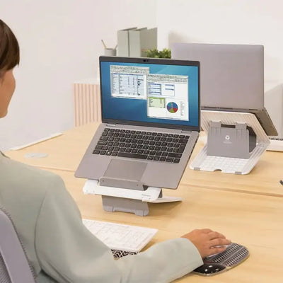 Fellowes Breyta Ergonomic Laptop Riser Stand (White), 100098501