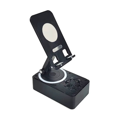 New Cell Phone Holder Stand with Bluetooth Speaker Adjustable Desktop Live Lazy Tablet Bracket Support Portable Wireless Speaker