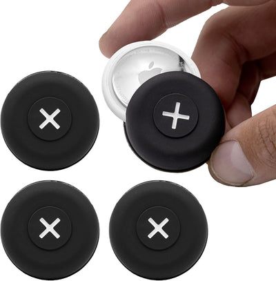 Satellite - Stick Anywhere GPS Tracker Cases: Silicone Adhesive Cases for Luggage, Keys, Bikes & More, Waterproof Protection (4 Pack)
