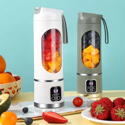 Portable USB smoothie blender on kitchen counter

