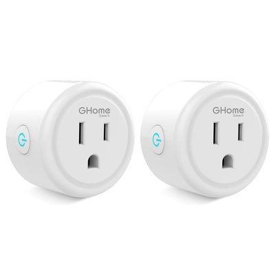 Mini Smart Plugs Work with Alexa and Google Home, Wifi Smart Outlet Socket Remote Control Timer Function, Only 2.4Ghz Network, No Hub Required, ETL FCC Listed